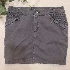 ZARA Basic mini skirt grey size medium
